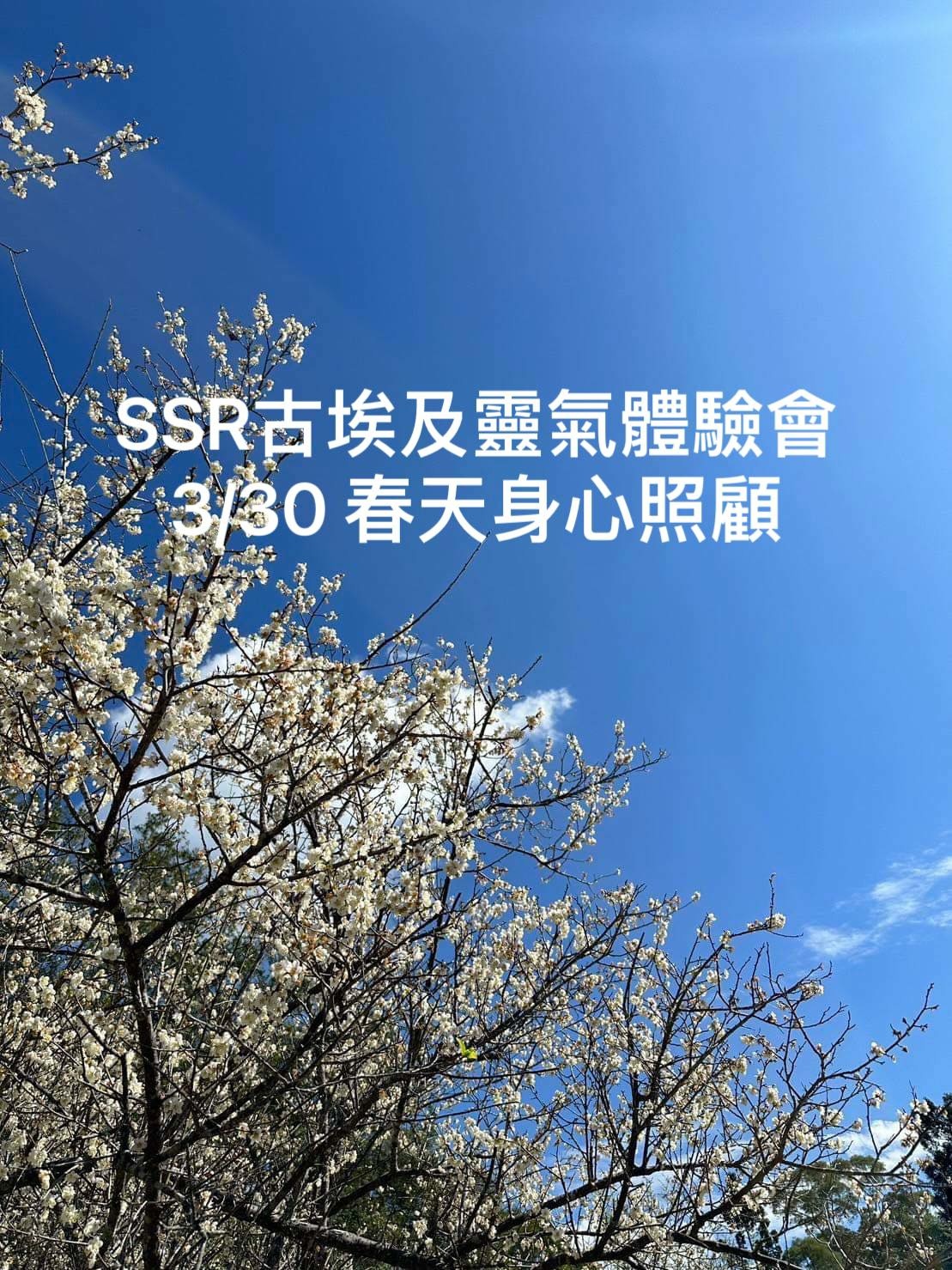 SSR古埃及靈氣體驗會-春天身心照顧 SSR古埃及靈氣體驗會-春天身心照顧