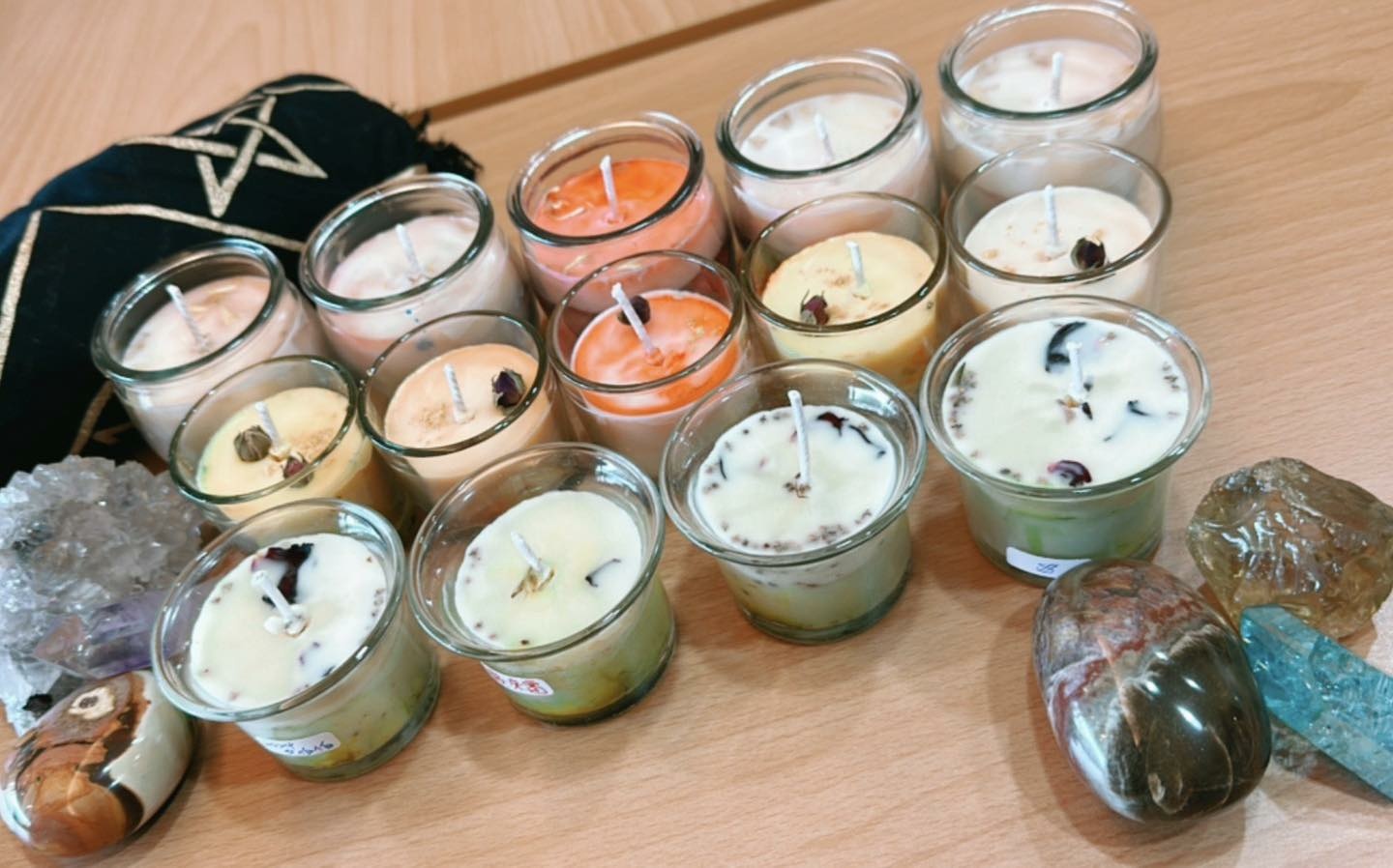 分享光能蠟燭手作照片