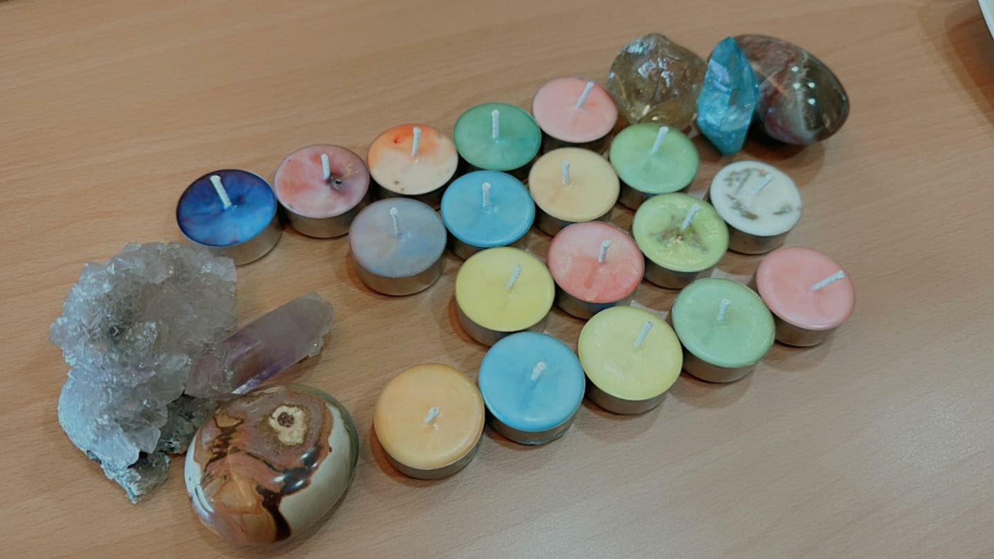 分享光能蠟燭手作照片